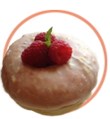 Razzy lemon donut